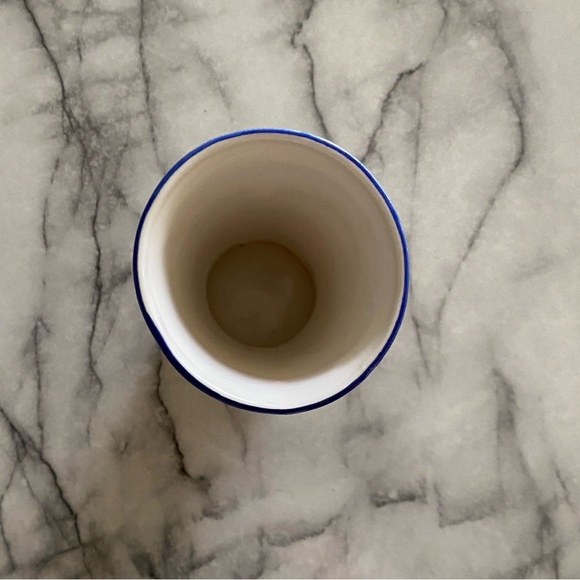 Vintage Delft Blue Dutch Porcelain Flower Vase Hand painted - Picture 4 of 7